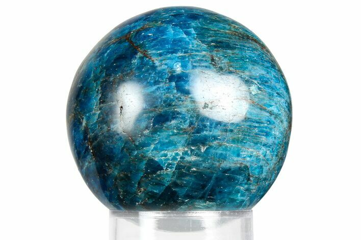 Bright Blue Apatite Sphere - Madagascar #367096
